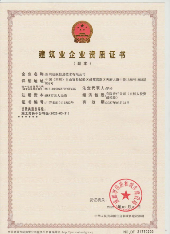 荣誉证书展示